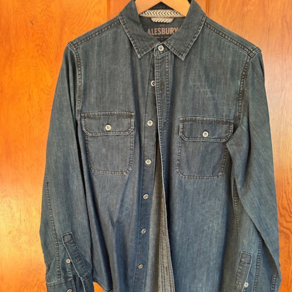 Alesbury Denim long sleeve button up